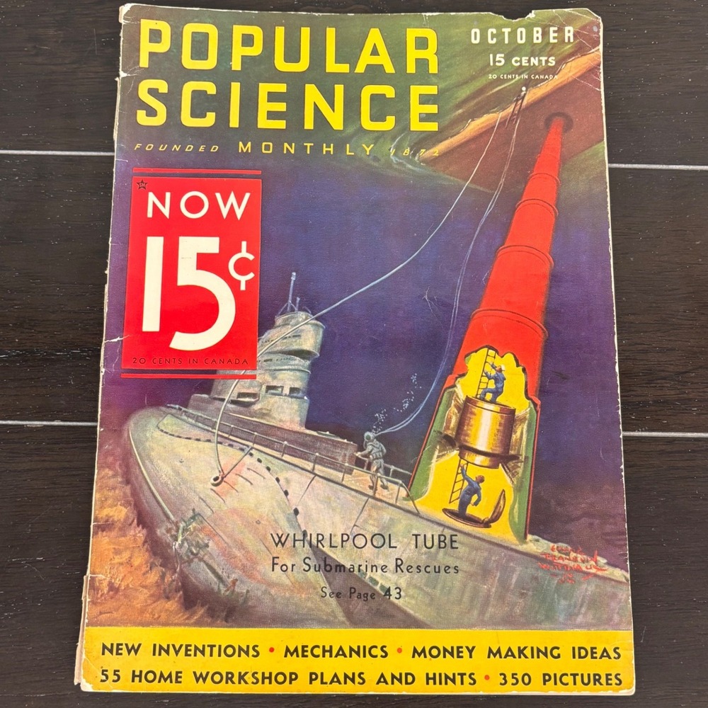 Vintage Popular Science Monthly | October 1939 | Vintage Ads-Chesterfield